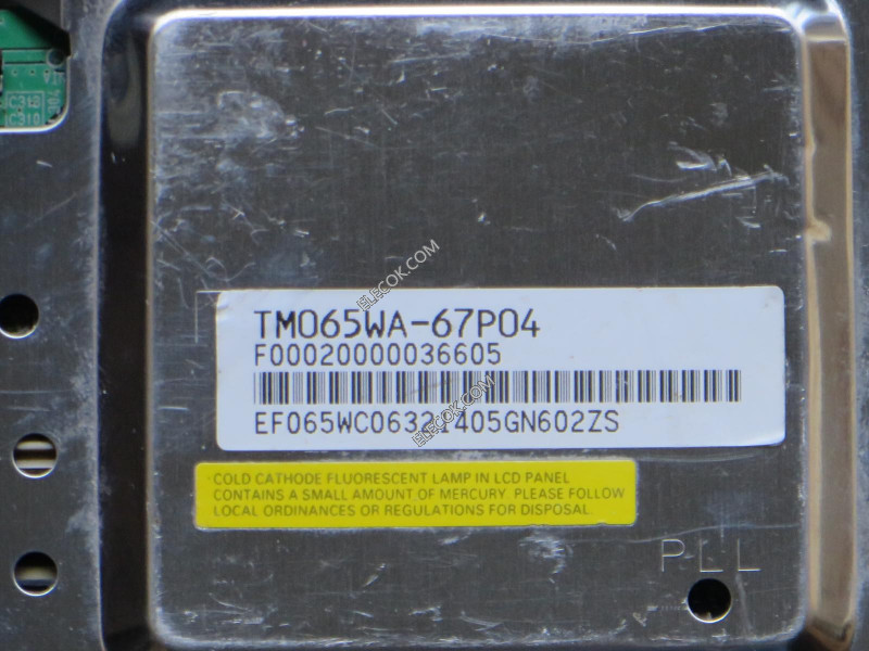 ORIGINAL 6,5" TM065WA-67P04 LCD EKRAN DISPLAY PANEL DLA CAR DVD NAVIGATION MONITOR SYSTEM 
