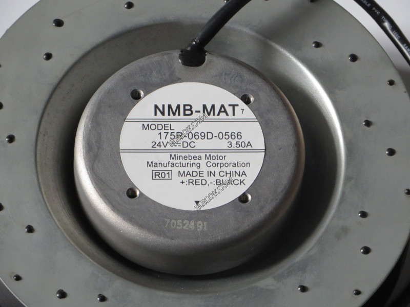 NMB 175R-069D-0566 24V 3,5A 4wires dla MITSUBISHI inverter centrifugal fan Refurbished 