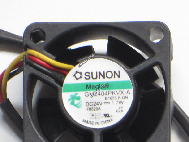 SUNON GM2404PKVX-A 24V 1,7W 3wires Cooling Fan 