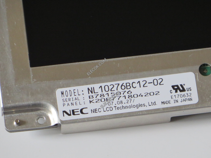 NL10276BC12-02 6,3" a-Si TFT-LCD Panneau pour NEC 