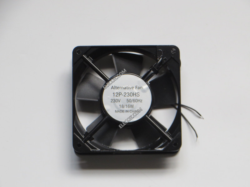 Bi-Sonic 12P-230HS 230V Cooling Fan with tråd connection substitute 