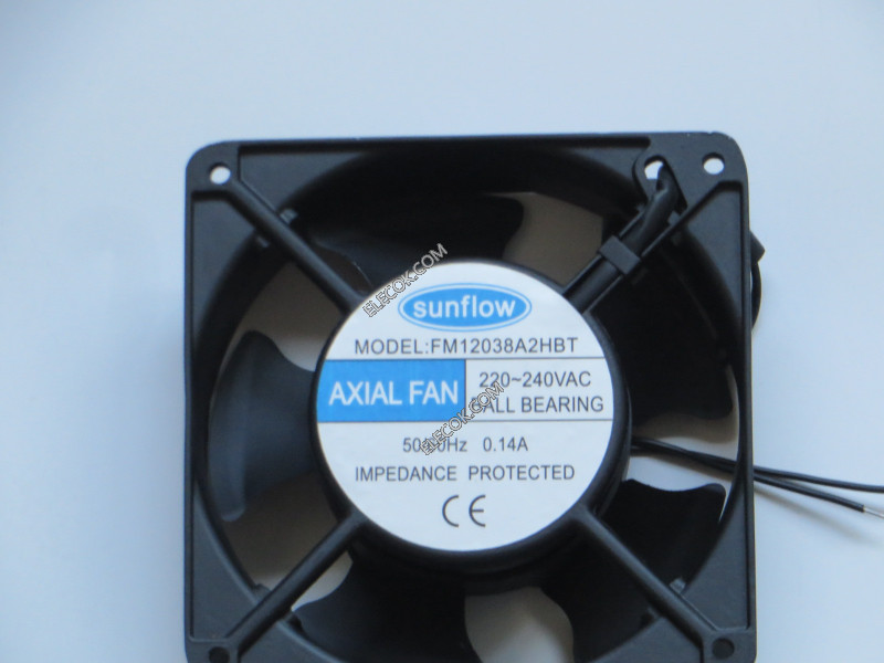 Axial FM12038A2HBT 220-240V 50/60HZ 0.14A 12cm AC 2선 냉각 팬 대용품 