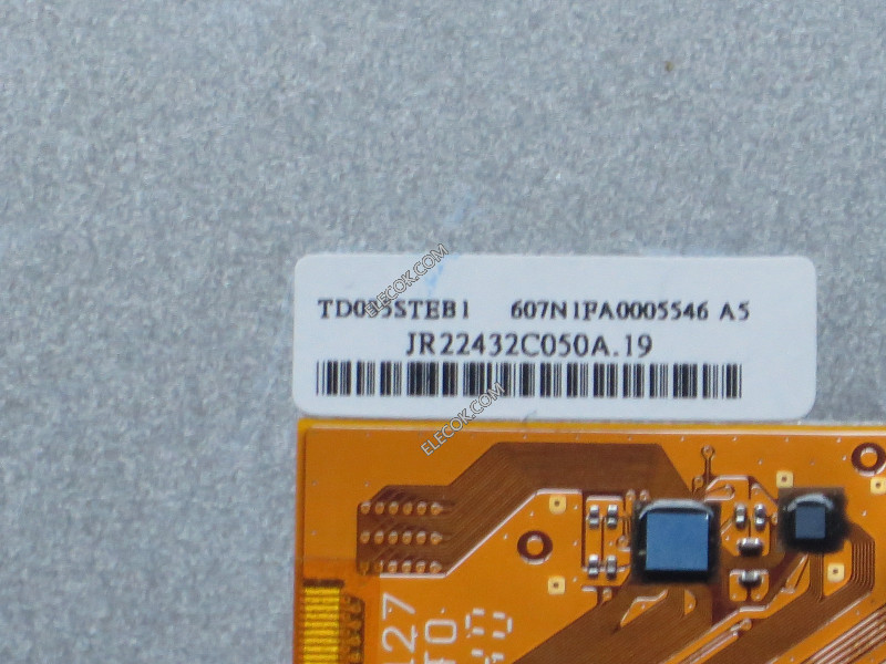 TD035STEB1 3.5" LTPS TFT-LCD Panel for Toppoly