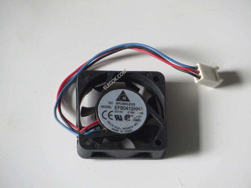 DELTA EFB0412HHA-F00 12V 0,15A 3wires Cooling Fan 