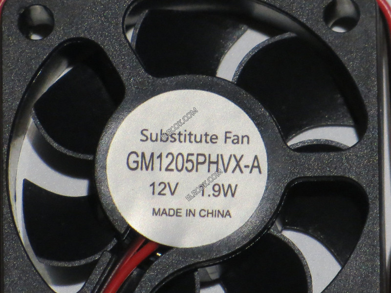 SUNON GM1205PHVX-A 12V 1.9W 2線冷却ファン代替案