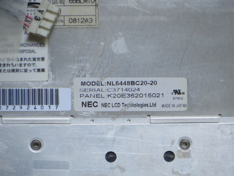 NL6448BC20-20 6,5" a-Si TFT-LCD Paneel voor NEC Gebruikt 