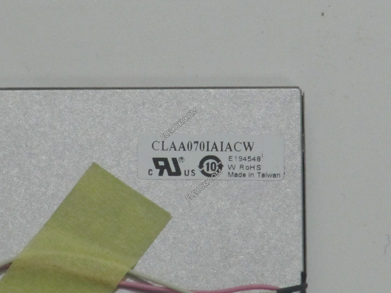 CLAA070JA1ACW 7.0" a-Si TFT-LCD Panel para CPT 