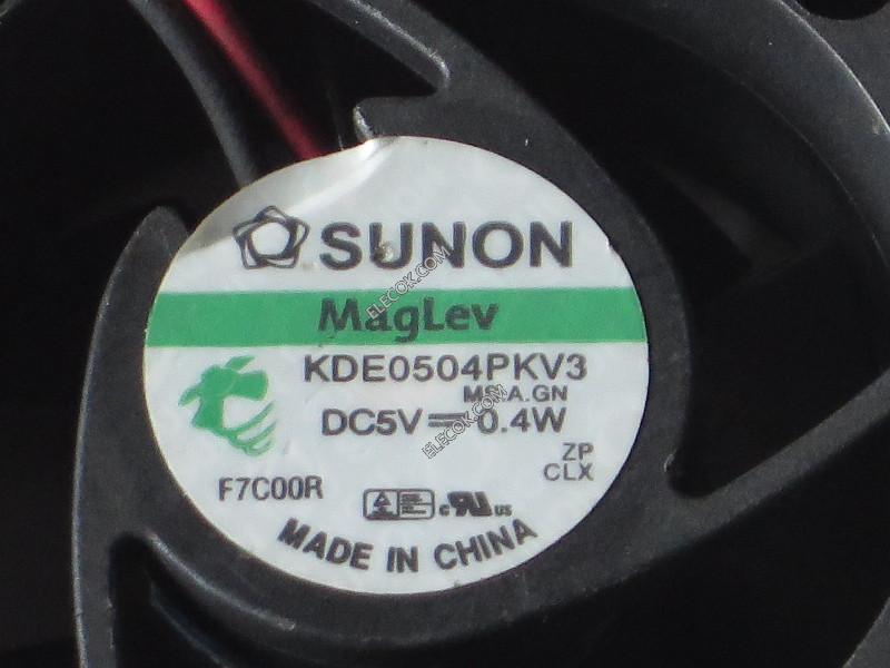 SUNON 4020 5V 0.4W KDE0504PKV3 2wires Cooling Fan