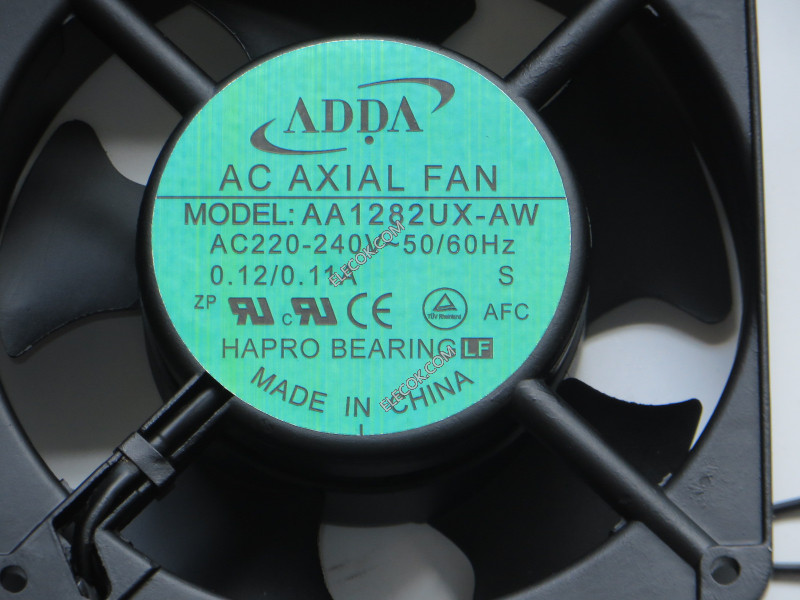 ADDA AA1282UX-AW 220-240V 50/60HZ 2 kablar kylfläkt 