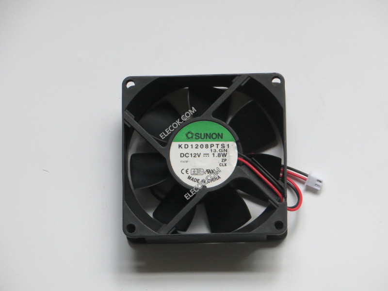 Sunon KD1208PTS1 12V 1,8W 2wires Cooling Fan 