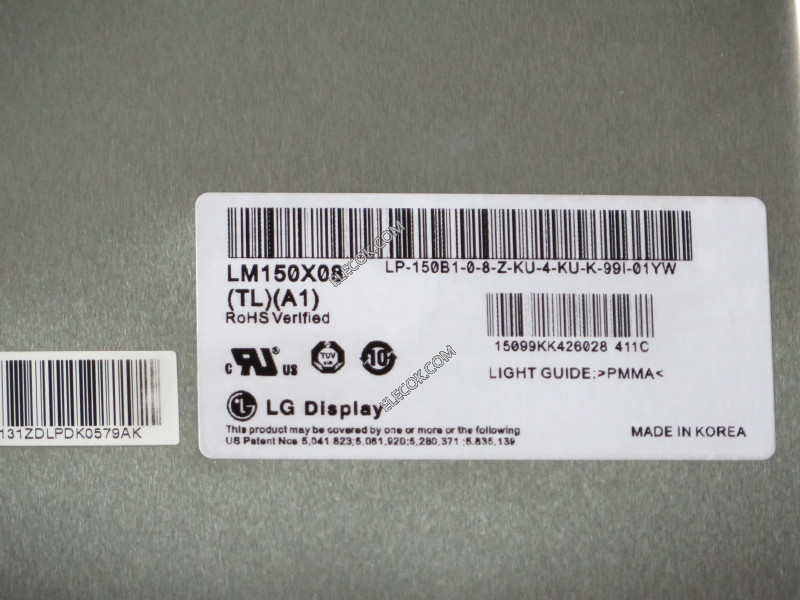 LM150X08-TLA1 15.0" a-Si TFT-LCD パネルにとってLG.Philips LCD 