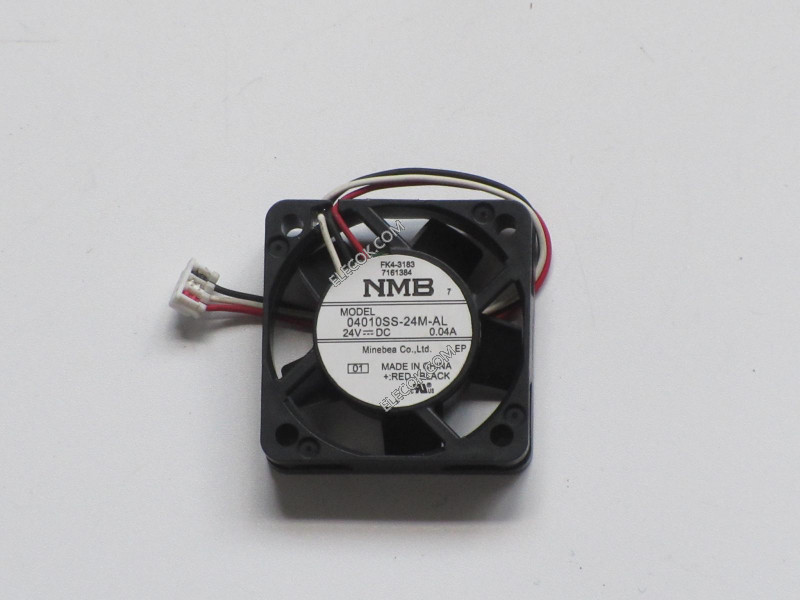 NMB 04010SS-24M-AL 24V 0.04A 3線冷却ファン