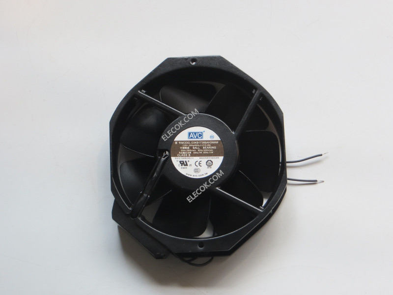 AVC D3KB1738BAH3WAW 115V 0.27/0.25A 2 wires Cooling Fan