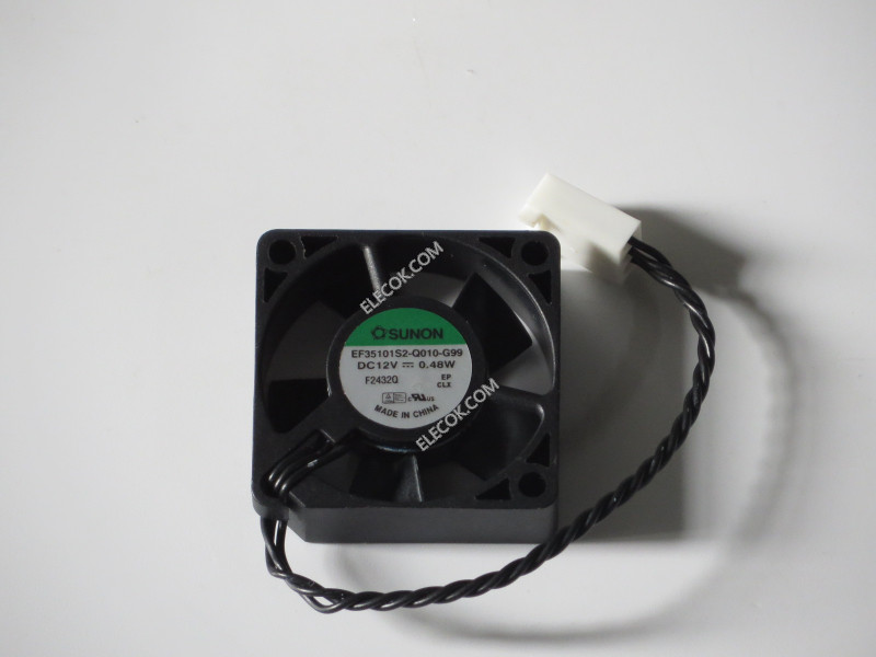 SUNON EF35101S2-Q010-G99 12V 0.48W 3 wires Cooling Fan