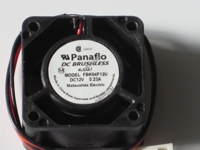 Panaflo FBK04F12U 12V 0,23A 2cable Enfriamiento Ventilador 