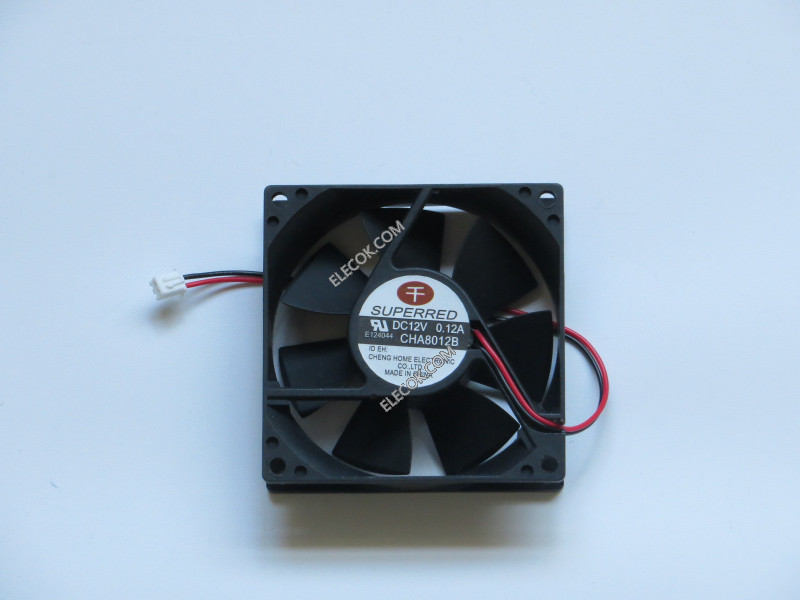 SUPERRED CHA8012B 12V 0,12A 2wires cooling fan 