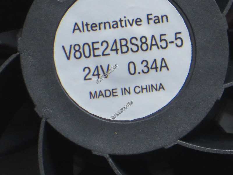 Nidec V80E24BS8A5-5 24V 0.34A 2wires Cooling Fan  substitute