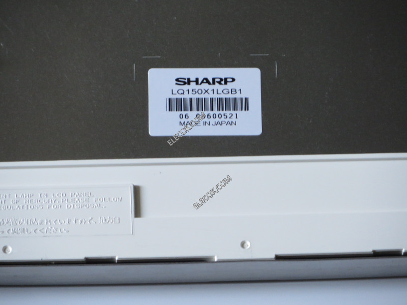 LQ150X1LGB1 15,0" a-Si TFT-LCD Panel para SHARP usado 