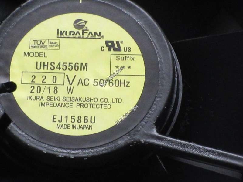 TOSHIBA UHS4556M 220V 20/18W Cooling Fan with NO sensor