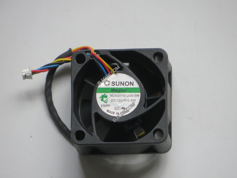 SUNON MC40201V2-Q000-S99 12V 0,9W 4 cable Enfriamiento Ventilador 