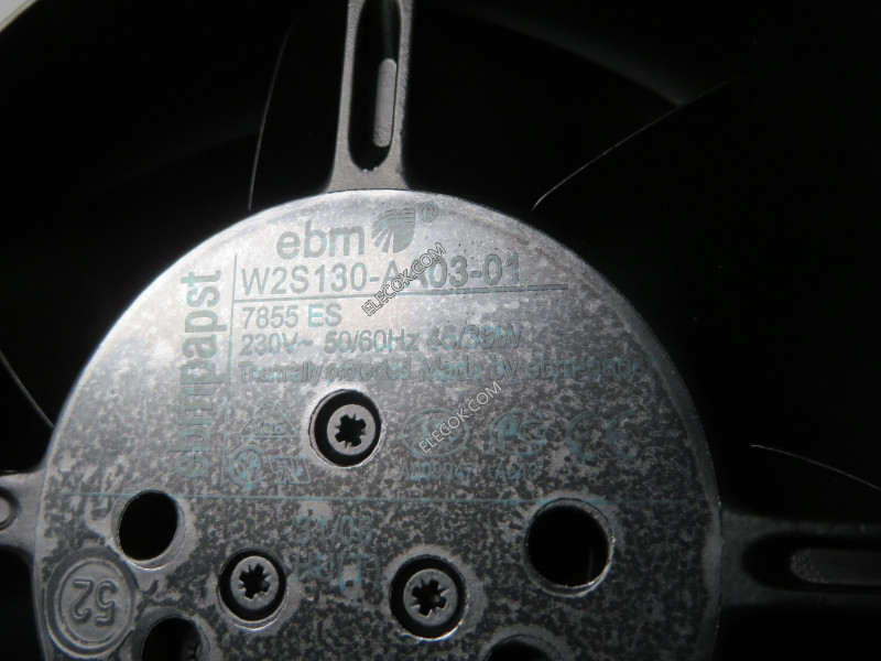 Ebm M2S052-CA W2S130-AA03-01 230V 50/60Hz 45/39W Cooling Fan refurbished 