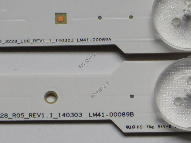 Samsung LM41-00089A LM41-00089B 2014SVS-UHD-55-3228-R05 2014SVS-UHD-55-3228-L08 LED Backlight Strips - 14 Strips