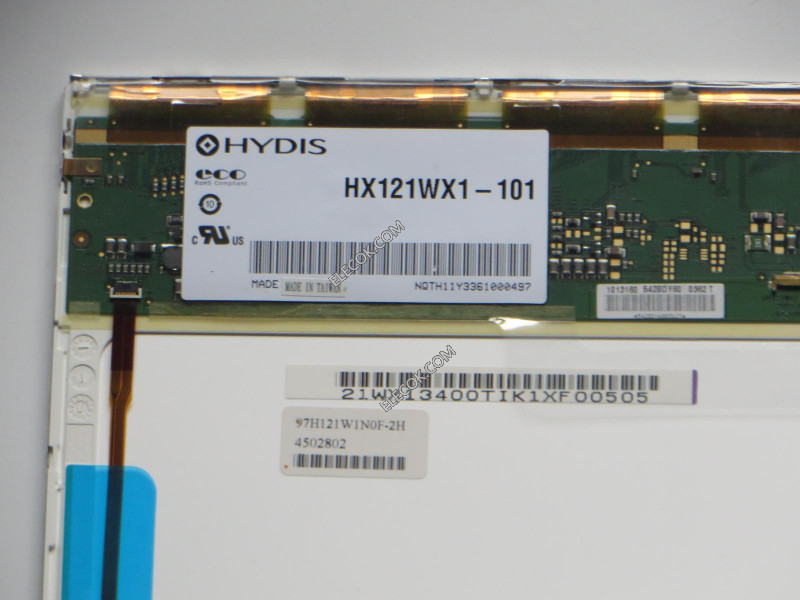 HX121WX1-101 12,1" a-Si TFT-LCD Paneel voor HYDIS gebruikt 