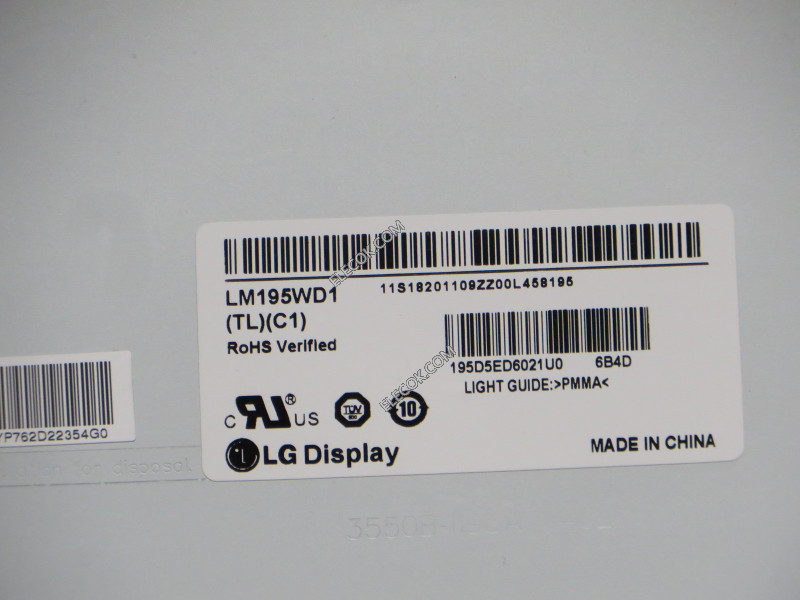 LM195WD1-TLC1 19.5" a-Si TFT-LCD パネルにとってLG 表示画面在庫新品