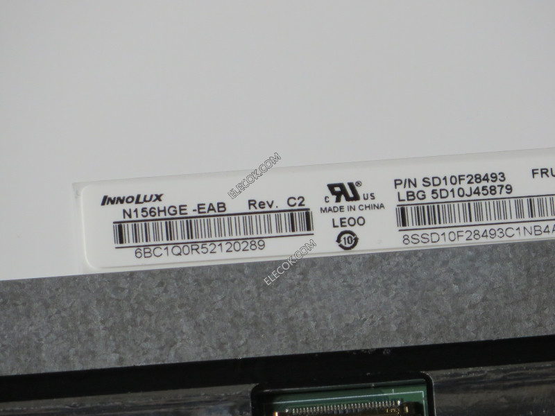 N156HGE-EAB 15,6" a-Si TFT-LCD Paneel voor INNOLUX 