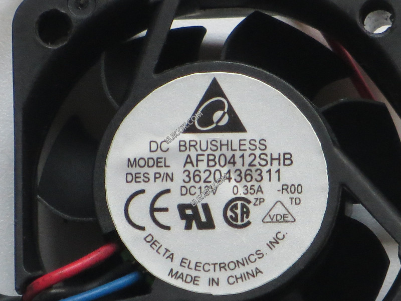 DELTA AFB0412SHB-R00 12V 0,35A 3 câbler Ventilateur 