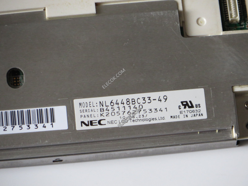 NL6448BC33-49 10,4" a-Si TFT-LCD Panel för NEC used 