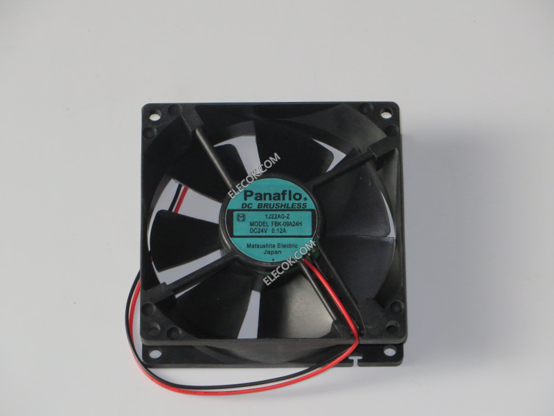 Panaflo FBK-09A24H 24V 0.12A 2wires Cooling Fan