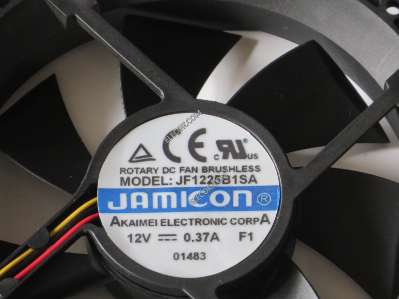 JAMICON JF1225B1SA 12V 0,37A 3 draden Koelventilator 