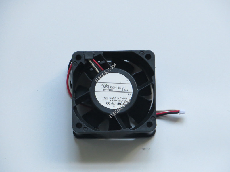 NMB 06025SS-12N-AT 12V 0.24A 3wires Cooling Fan