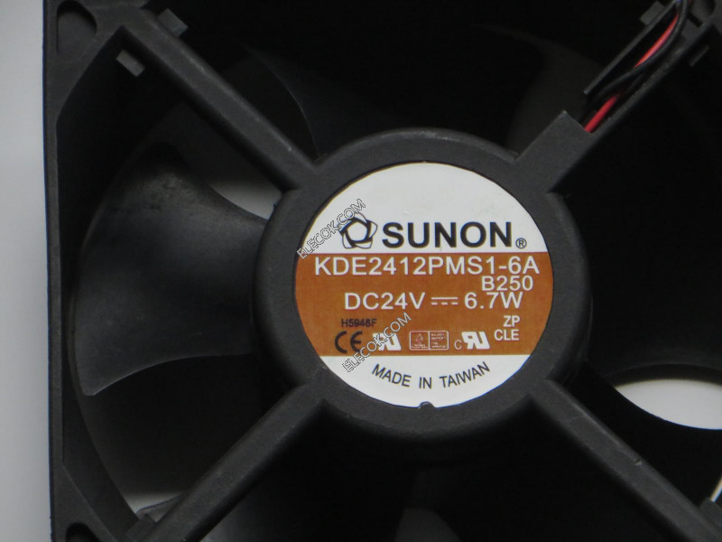 SUNON KDE2412PMS1-6A 24V 6,7W 2 câbler Ventilateur 