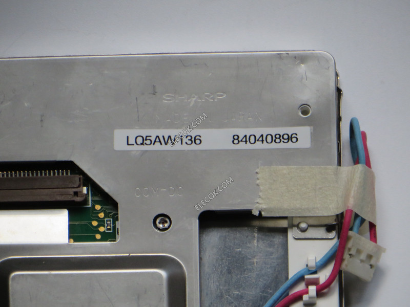 LQ5AW136 5.0" a-Si TFT-LCD Panel for SHARP, used