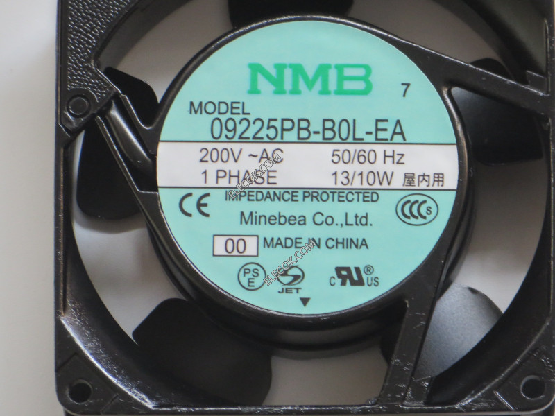 NMB 09225PB-B0L-EA 200V 냉각 팬 