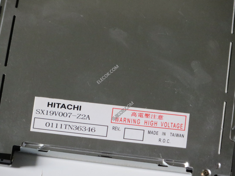 SX19V007-Z2A HITACHI 7,5" LCD com tela sensível ao toque usado 