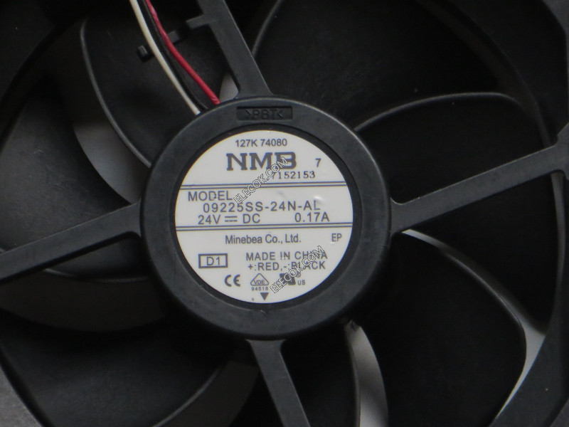 NMB 09225SS-24N-AL 24V 0,17A 3 draden Koelventilator 