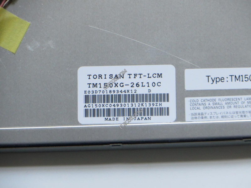 TM150XG-26L10C 15.0" a-Si TFT-LCD Pannello per TORISAN 
