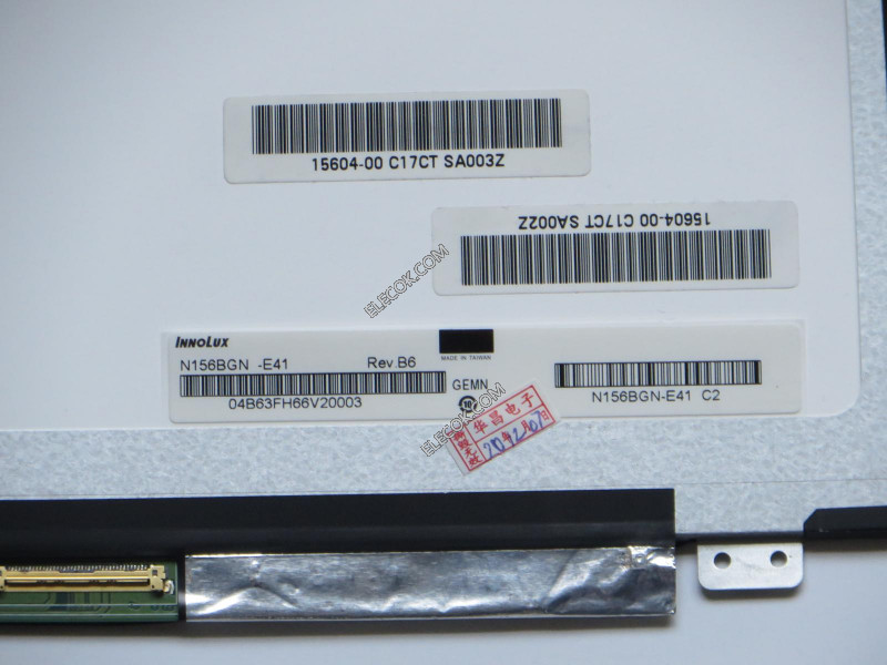 N156BGN-E41 15,6 pulgada Lcd Panel para INNOLUX 