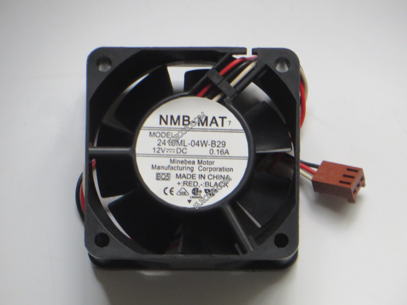 NMB 2410ML-04W-B29 12V 0,16A 3 câbler Ventilateur 