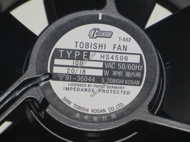 TOBISHI HS4506 100V 20/18W fan