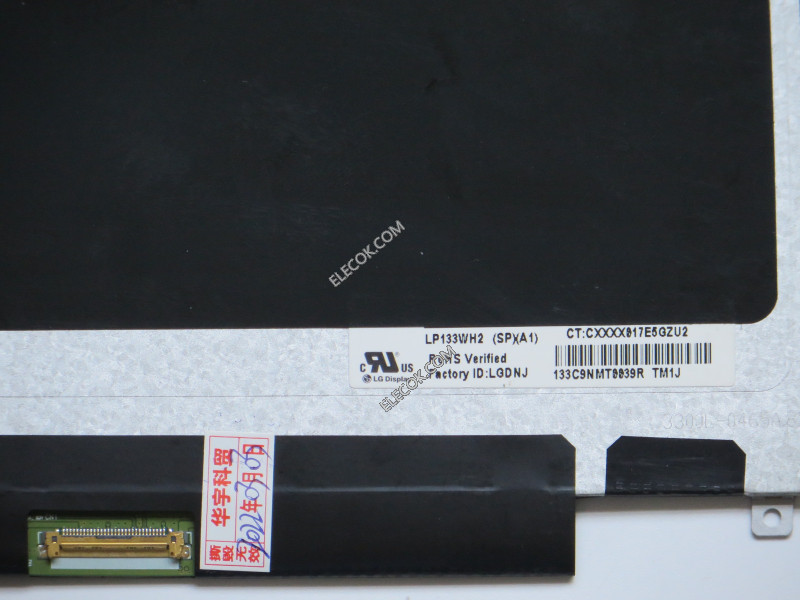 LP133WH2-SPA1 13,3" a-Si TFT-LCD Pannello per LG Display 
