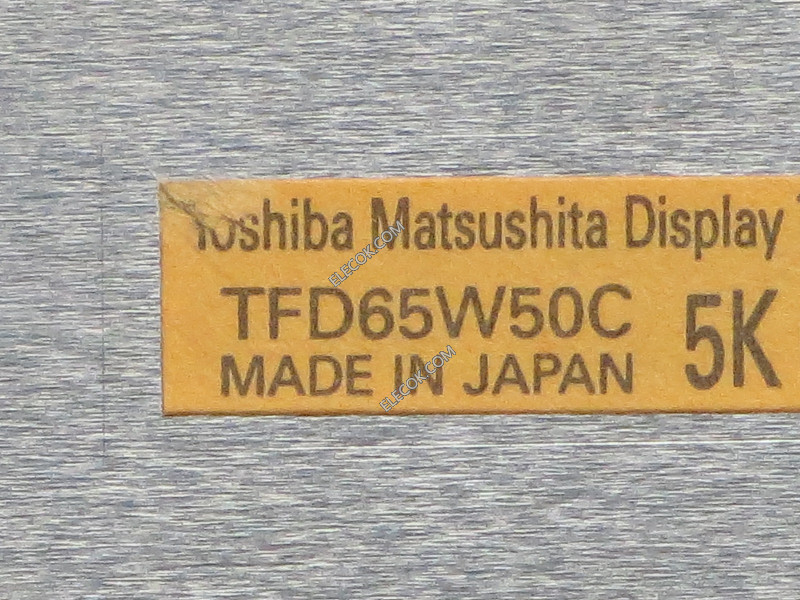 TFD65W50C 6.5" a-Si TFT-LCD 패널 ...에 대한 Toshiba Matsushita 