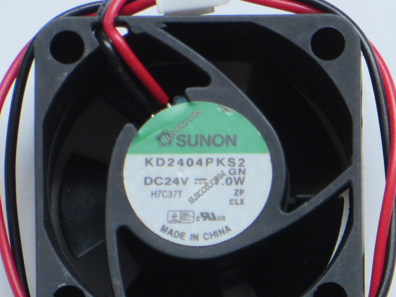 SUNON KD2404PKS2 24V 1.0W 2wires cooling fan