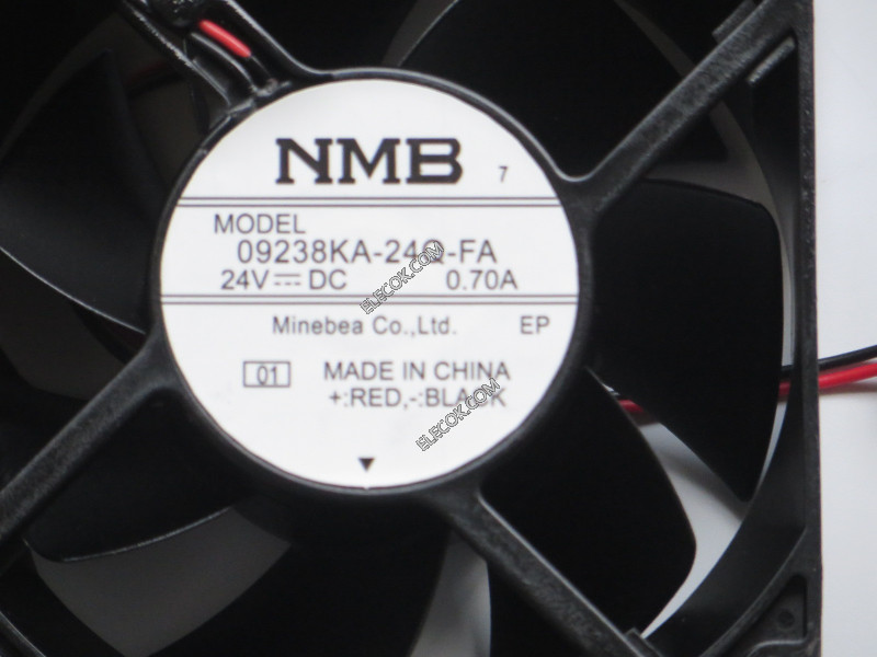 NMB-MAT / Minebea 09238KA-24Q-FA Server-Square Fan 09238KA-24Q-FA, 01  24V   0.70A    2wires cooling fan