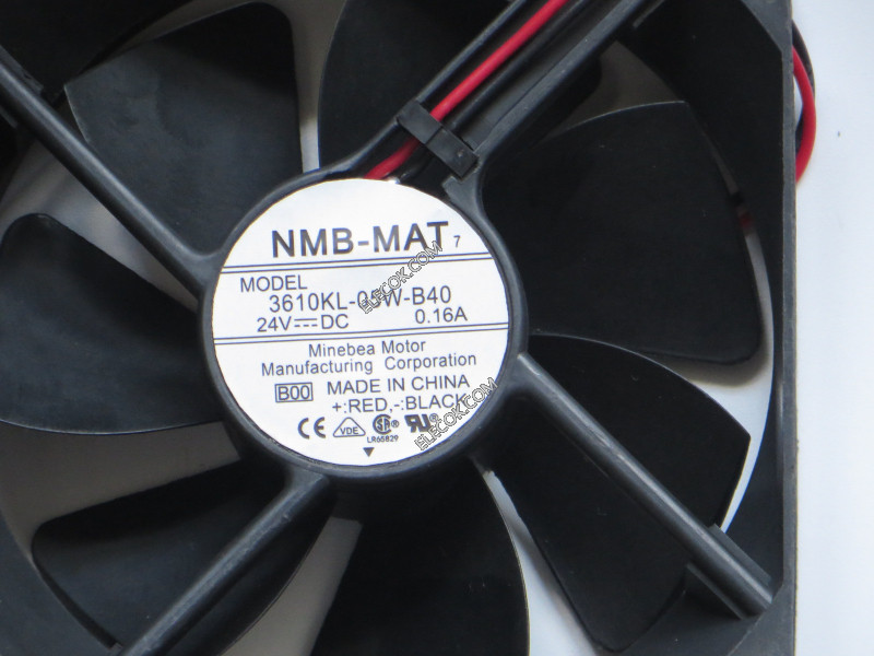 NMB 3610KL-05W-B40 24V 0,16A 2cable Enfriamiento Ventilador 