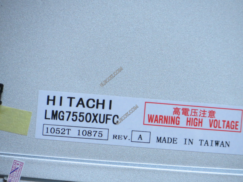 LMG7550XUFC HITACHI 10,4" LCD Panel Plastic Case original og refurbished 