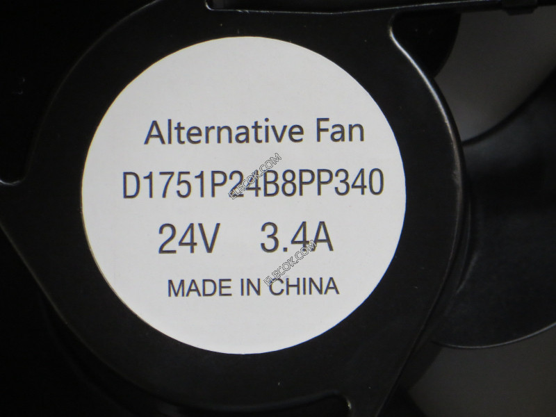 Nidec D1751P24B8PP340 24V 3.4A 4wires Cooling Fan, Replacement and Refurbished